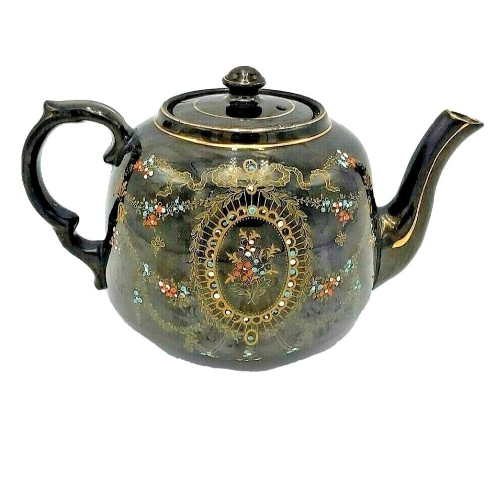 Stunning Antique Gibson & Sons "Garfield" Teapot – Registered Design 1914